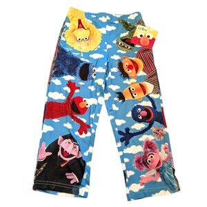 NWT Brief Insanity Briefly Kids Sesame Street Lounge Pajama Pants Boys Girls 4T